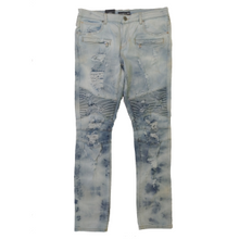 Load image into Gallery viewer, Embellish NYC - Lightwash Biker Denim