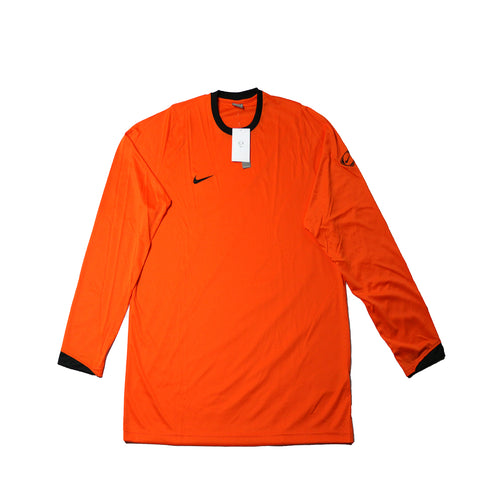Nike - Crew Neck Football Top Long Sleeve Orange front