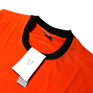 Nike - Crew Neck Football Top Long Sleeve Orange collar