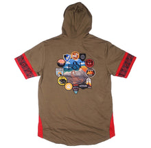 Load image into Gallery viewer, Reason Clothing - The Southwest Patchwork S/S Hoodie - The Hidden Base
