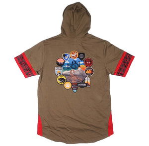 Reason Clothing - The Southwest Patchwork S/S Hoodie - The Hidden Base