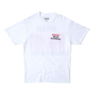 INDCSN - Mean Business White Tee - The Hidden Base
