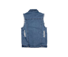 Load image into Gallery viewer, DOPPELGANG - Sleeveless Denim Jacket - The Hidden Base
