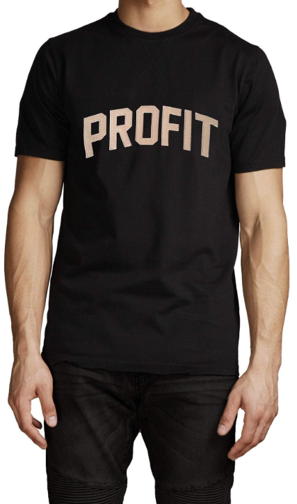 Profit x Loss - Block Profit Tee - The Hidden Base