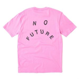 INDCSN - No Future Distort Coral Tee - The Hidden Base
