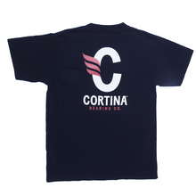 Load image into Gallery viewer, Cortina Bearing Co - Stack Logo Navy
