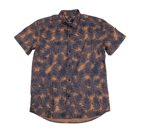 Grand Scheme - Palm Camo S/S Button Down Shirt - The Hidden Base