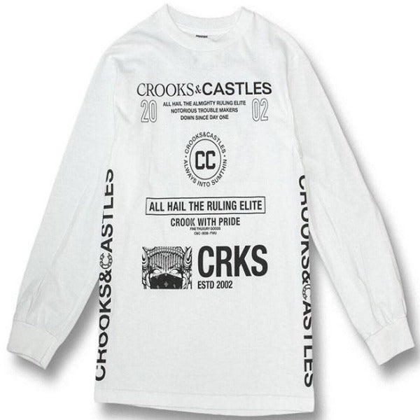 Crooks and Castles - Recognition L/S Tee - The Hidden Base