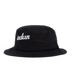INDCSN - Black Distressed Bucket Hat - The Hidden Base